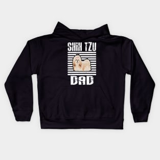 Shih Tzu Dad Proud Dogs Kids Hoodie